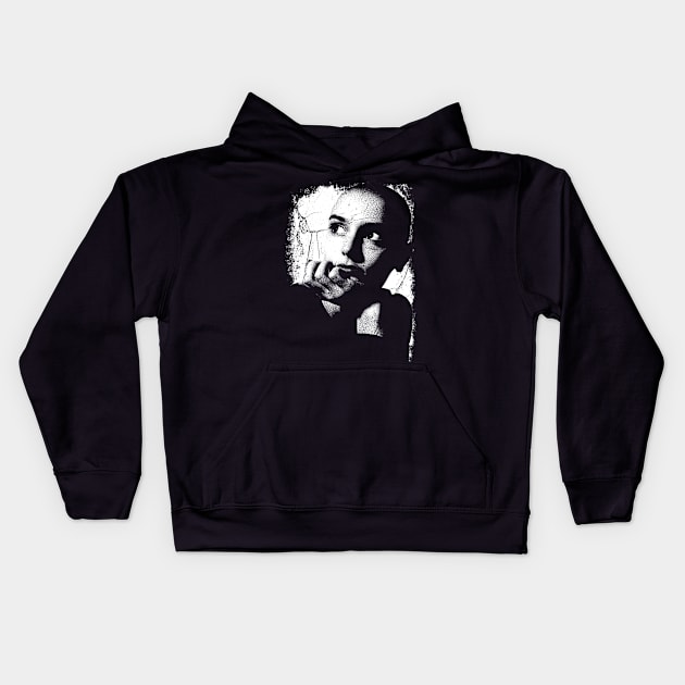 Sinead O'Connor Vintage Distressed Kids Hoodie by GothBless